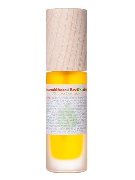 Living Libations - Organic Best Skin Ever Seabuckthorn Facial Cleansing Oil + Moisturizer | Natur... | Amazon (US)