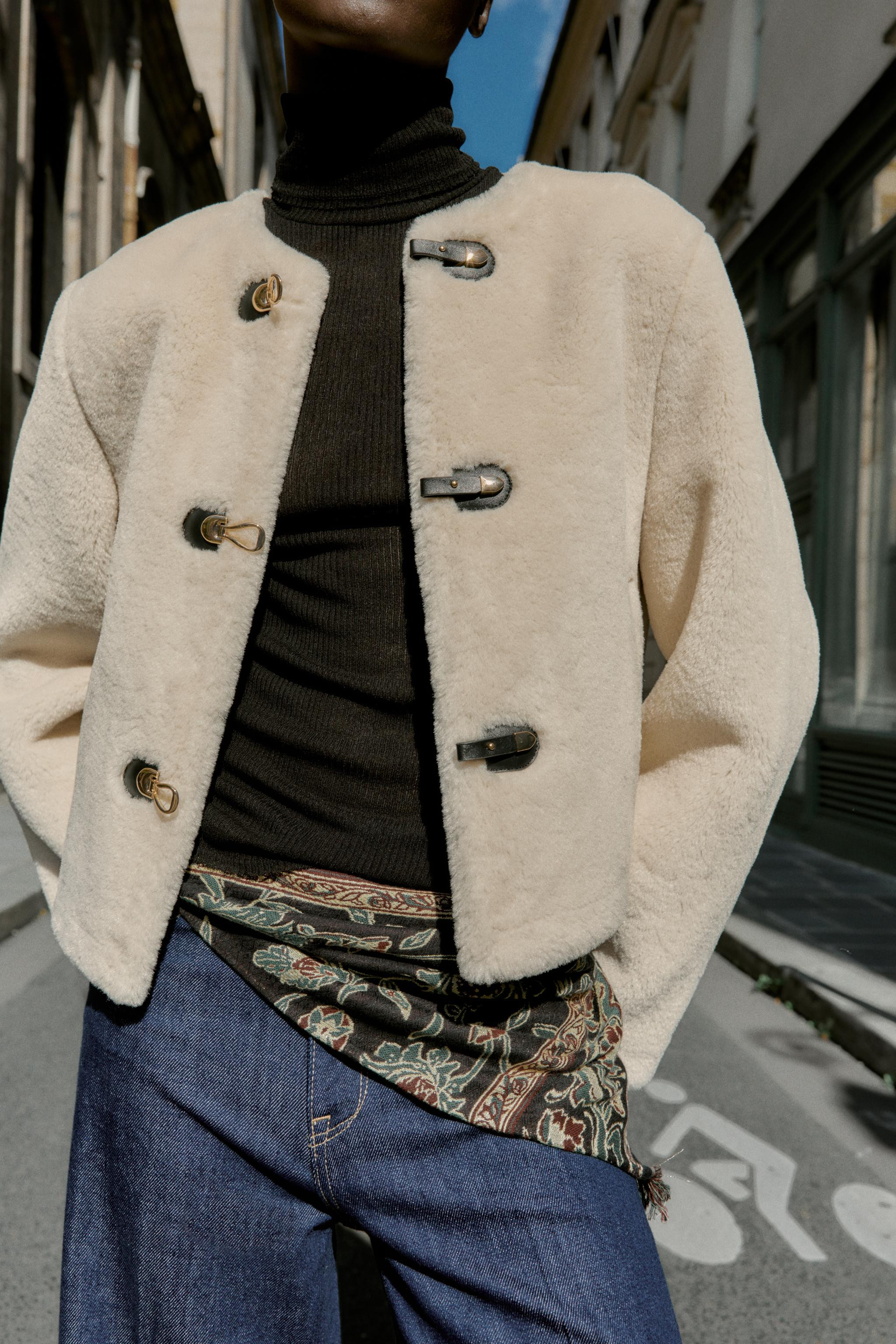 DOUBLE-FACED JACKET WITH TOGGLES | Zara US