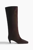 Satin Knee-High Boots | H&M (US + CA)