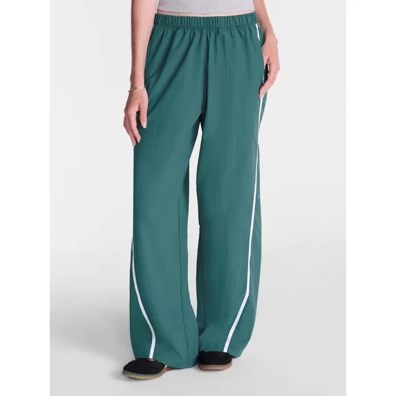 No Boundaries Nylon Track Pants, 29.5'' Inseam, Women's XXS-XXL | Walmart (US)