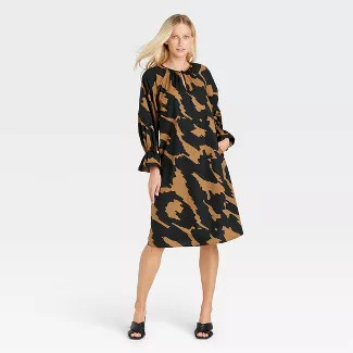 Women's Balloon Long Sleeve Dress - Who What Wear™ | Target