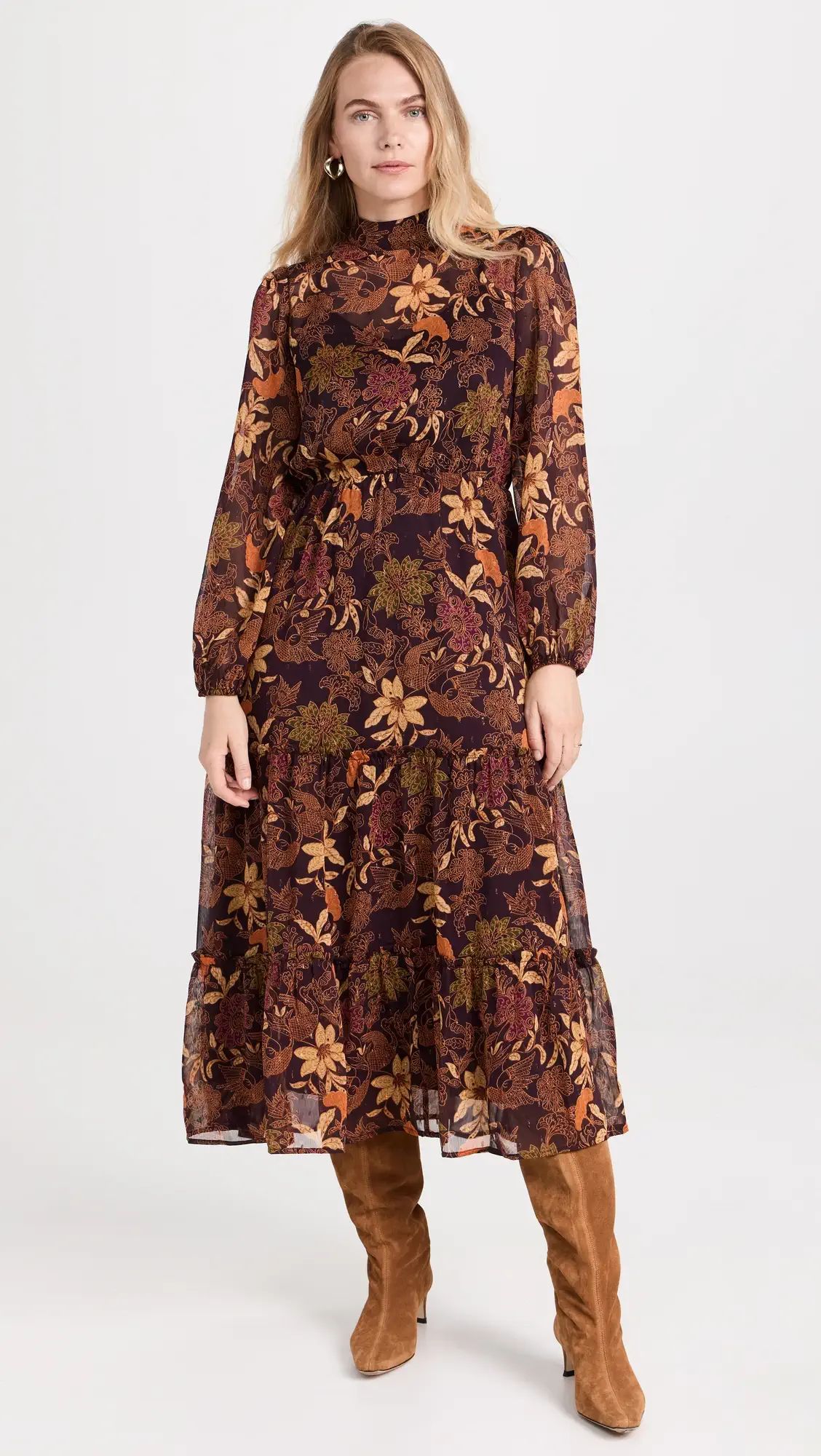 Lost + Wander Wild Bergamot Long Sleeve Maxi Dress | Shopbop | Shopbop