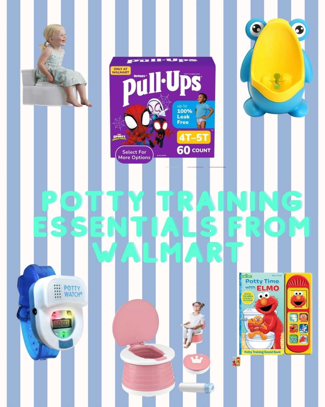 About to get started on Everest’s potty training journey! Here are some things I grabbed from Walmart to help me get started 🫶🏽

#LTKBaby #LTKKids #LTKBump