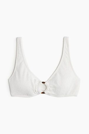 High Waist Cheeky Bikini Bottoms - Regular waist - White - Ladies | H&M US | H&M (US + CA)