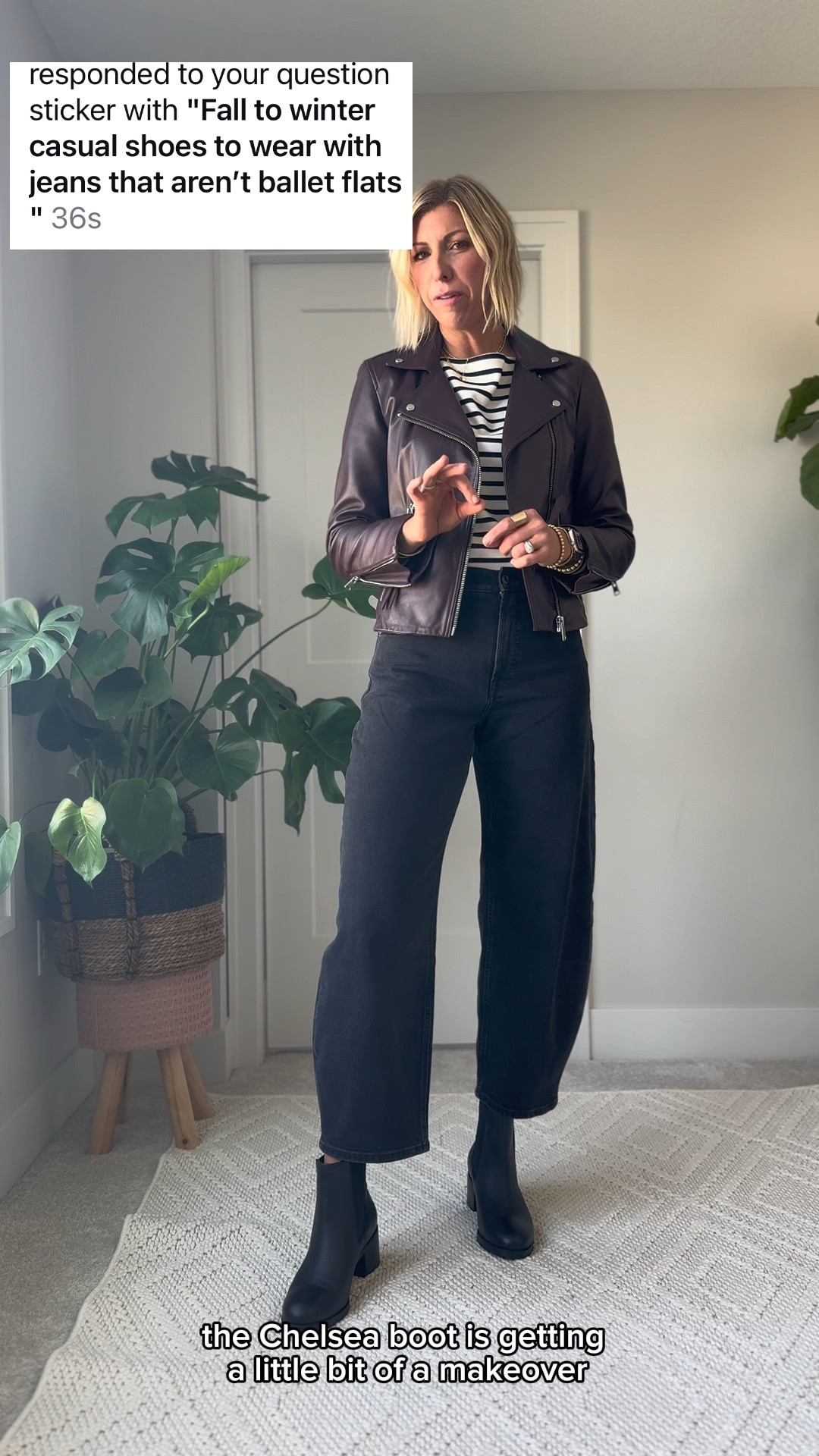 If you’re looking for an elevated but practical boot for the fall season these healed, Chelsey boots are a fantastic option! They are weatherproof, have a low manageable, heel, and lug soul for helpful traction in inclement weather. These run true size.

#LTKOver40 #LTKStyleTip #LTKVideo