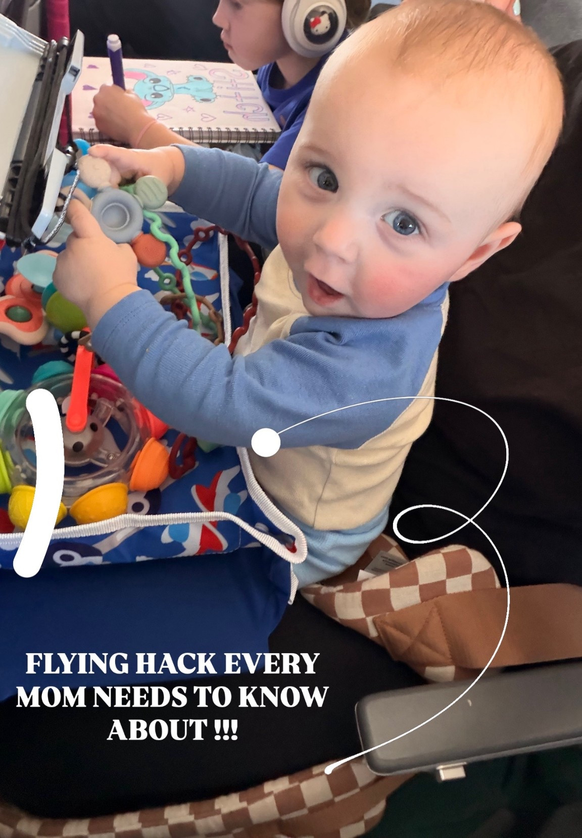 Flying with a baby or toddler? ✈️ This travel hack every mom needs to know made our flight SO much easier.

I packed a small airplane activity bag for my baby filled with toys, sensory clips, and little things he hasn’t seen before — and it kept him entertained the entire flight. No screens, no meltdown, just curious little hands exploring everything.

If you’re planning a trip and wondering how to keep a baby busy on a plane, this is one of the easiest tricks. Rotating new toys and attaching them to the bag keeps them from falling on the airplane floor (which we all know is a nightmare 😅).

Perfect for:
• flying with a baby
• flying with a toddler
• long flights with kids
• Disney travel days

I linked the baby travel toys and airplane activity bag we used.

✨ Save this for your next flight with kids!

#flyingwithababy
#momtravelhacks
#babytravel
#travelingwithkids
#toddlertravel
#familytravel
#airplanebaby
#momlifehacks
#babytravelhacks
#flyingwithkids
#disneytravel
#momlife
#familytravelhacks
#travelwithbaby


#LTKmomlife #LTKTravel #LTKBaby