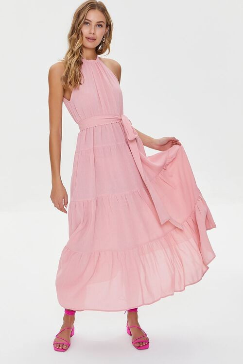 Belted Halter Maxi Dress | Forever 21 (US)