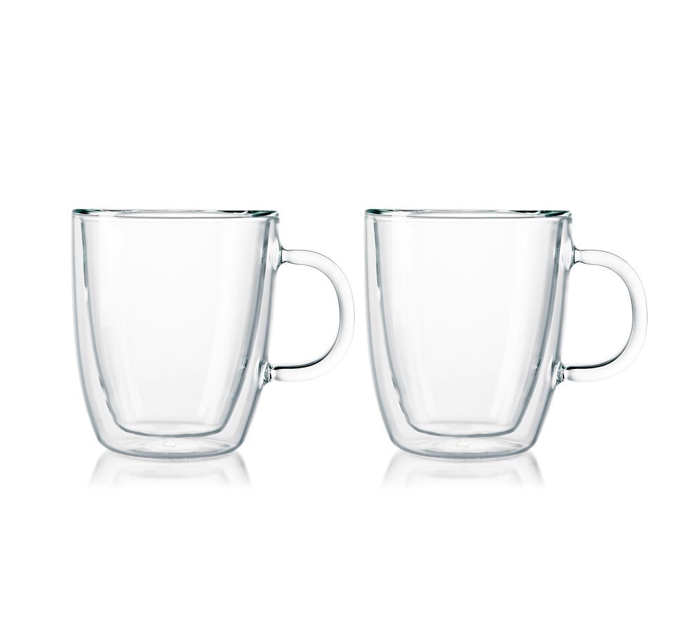 Bodum Bistro 10oz Double Walled Drinking Glasses, Set of 2 | Pottery Barn (US)