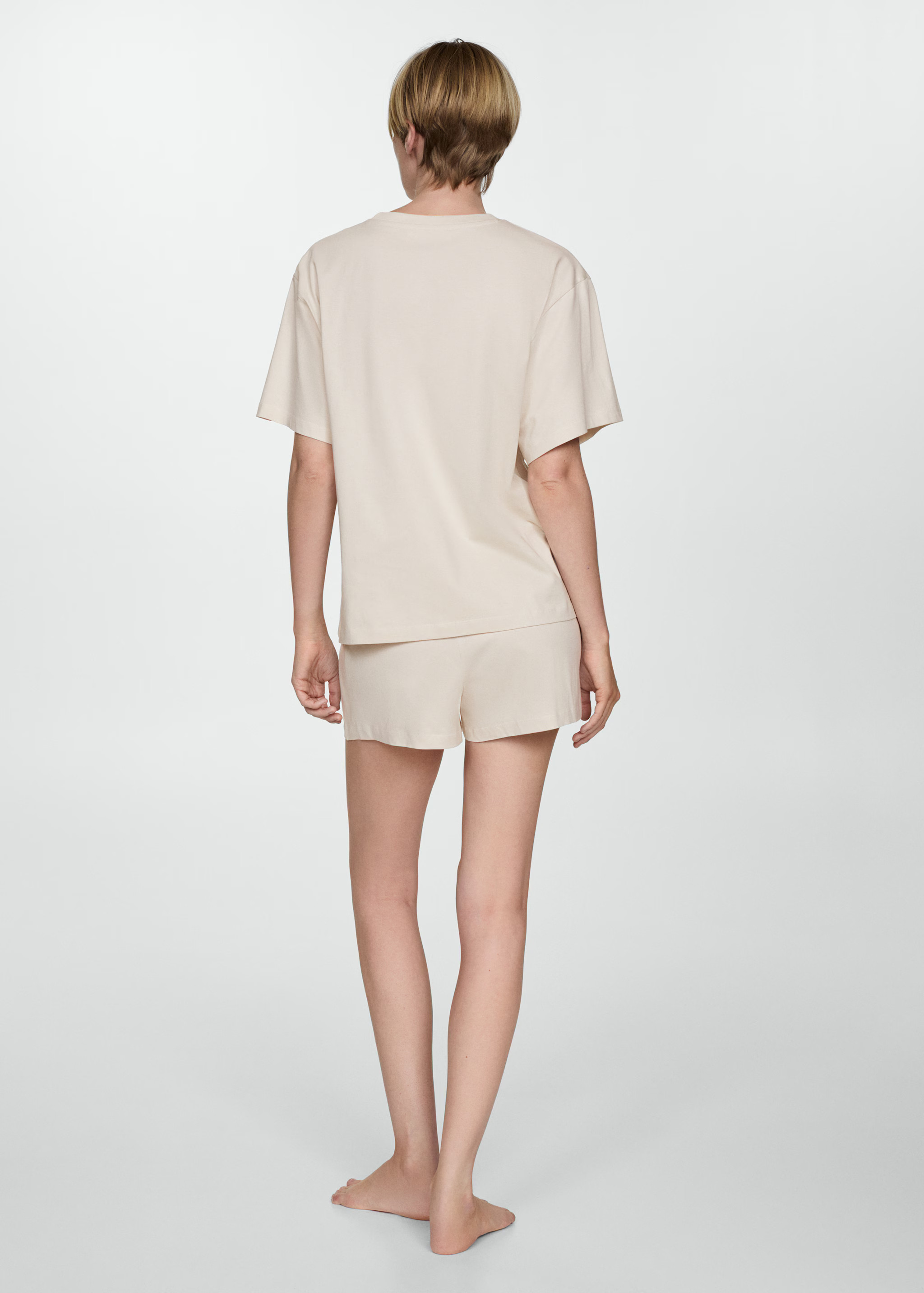 Two-piece short pajamas - Women | MANGO USA | Mango (US/MX/AU)