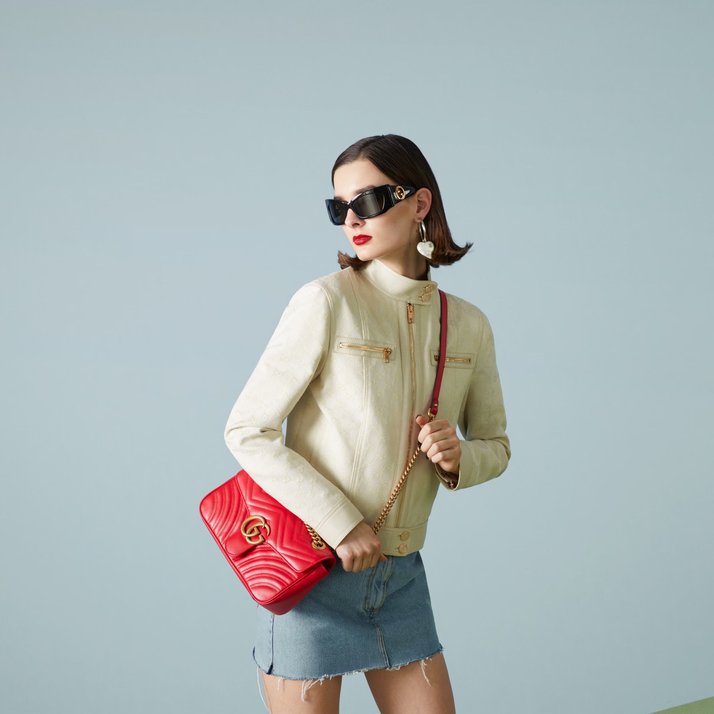 Malá taška cez rameno GG Marmont | Gucci (UK)