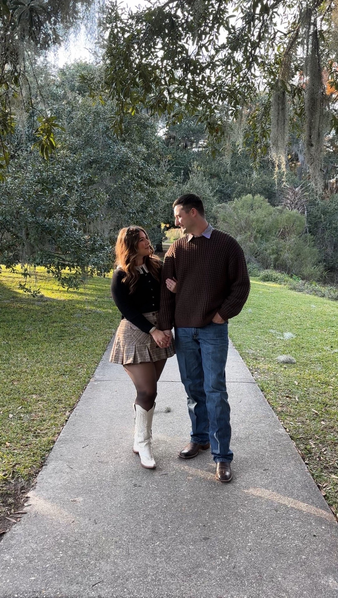 New Orleans outfit! size 6 in skirt (had a lot of waist gapping so maybe size down), small in both tops. all links exact! western style, western fashion, cowgirl boots, couples outfit, men’s outfit ideas 

#LTKTravel #LTKFindsUnder100 #LTKootd