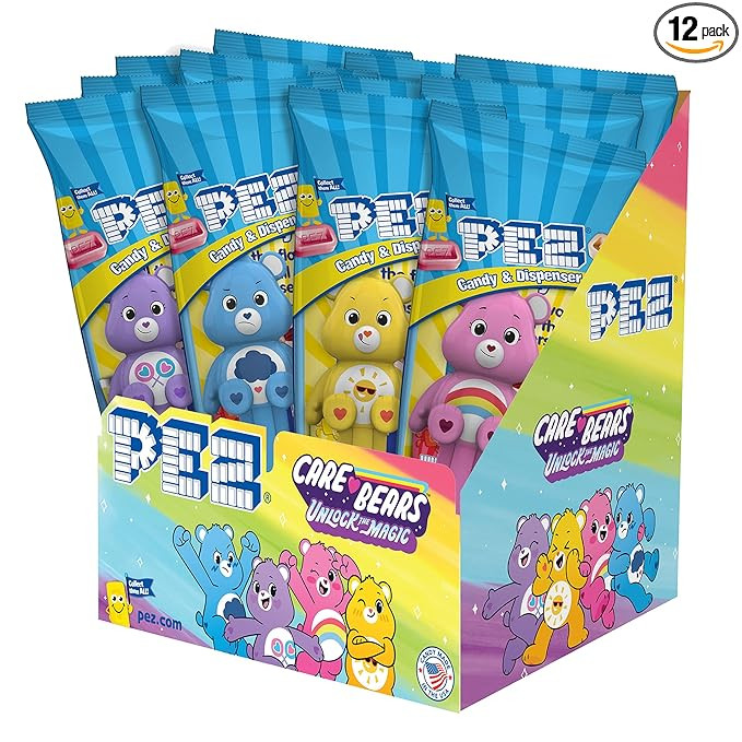 PEZ Care Bears, 0.58-Ounce Assorted Candy Dispensers 0.58 Ounce (Pack of 12) | Amazon (US)