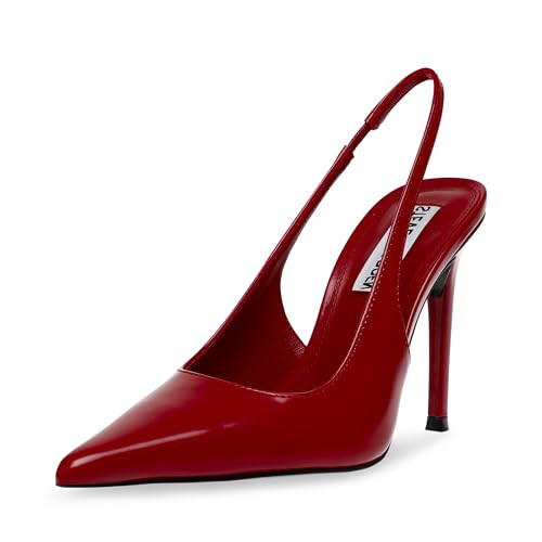 Steve Madden Women's Reyes, Red Box, 7.5 | Amazon (US)