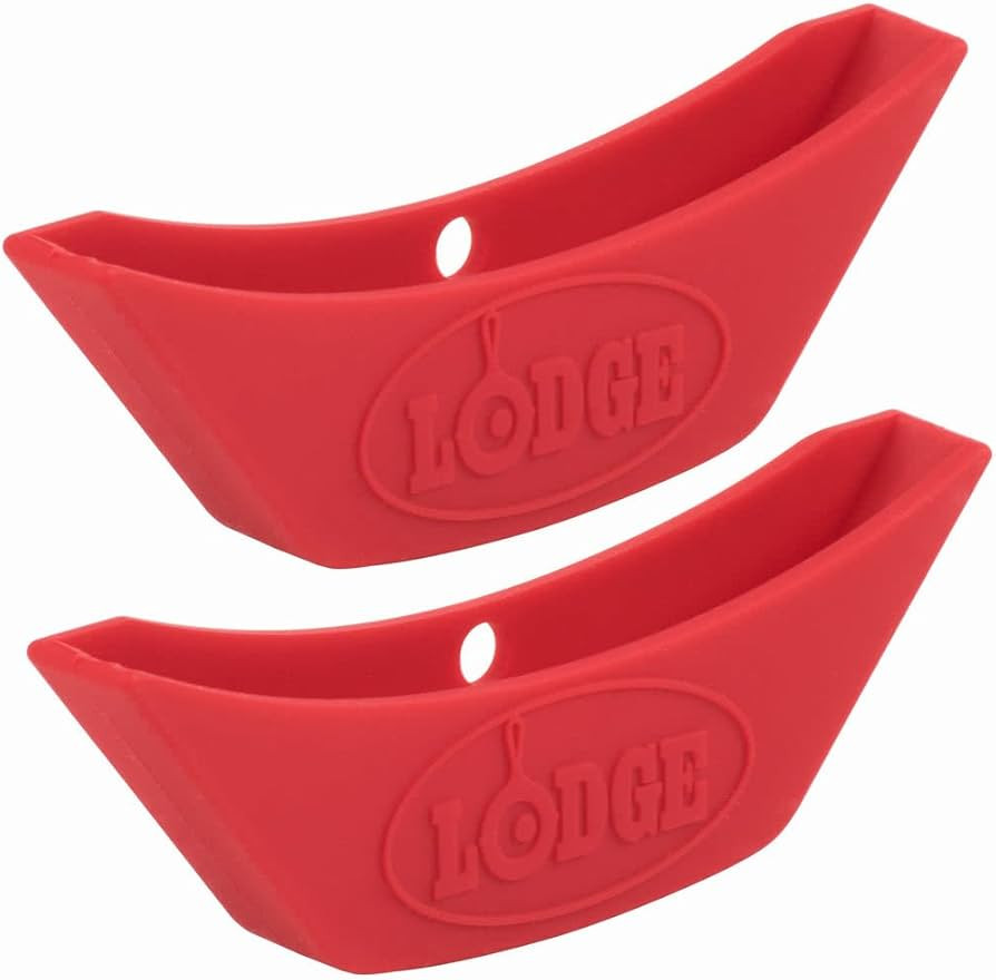 Lodge ASAHH41 Silicone Assist Handle Holder, Red (2-Pack) | Amazon (US)