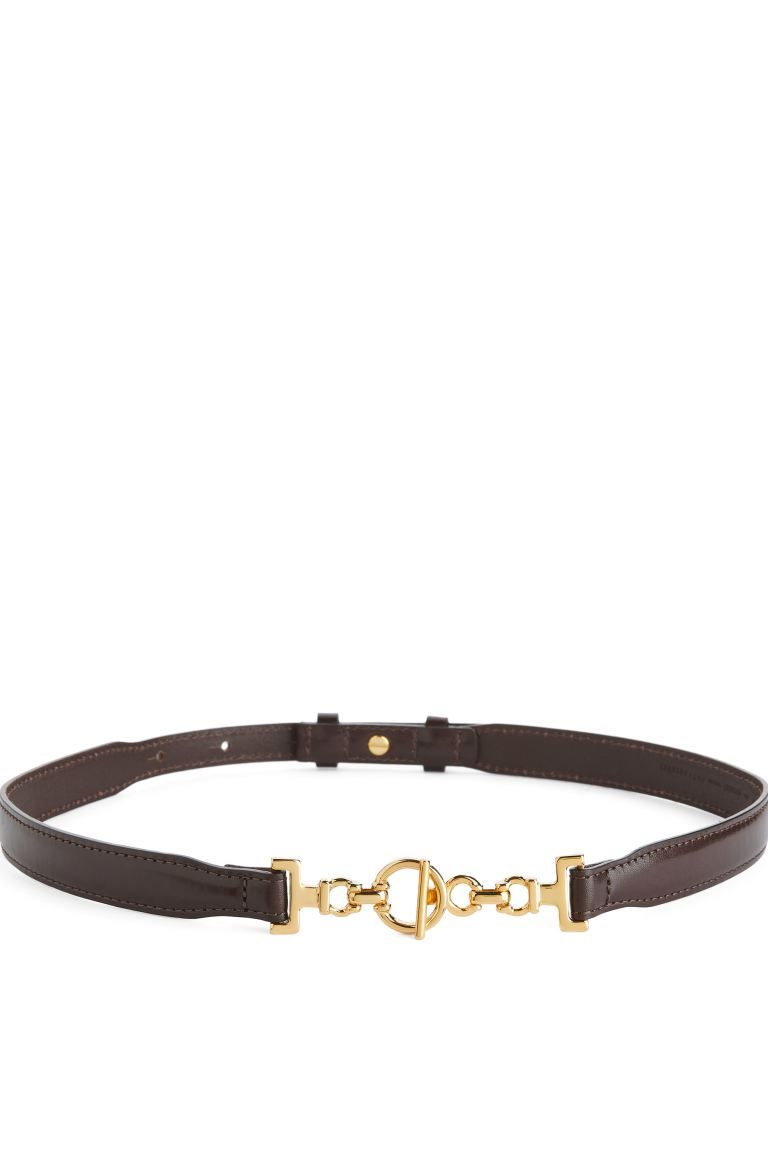 T-Bar Clasp Leather Belt | H&M (UK, MY, IN, SG, PH, TW, HK)