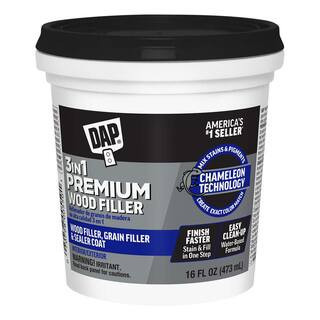 Premium Wood Filler 16 oz. White | The Home Depot