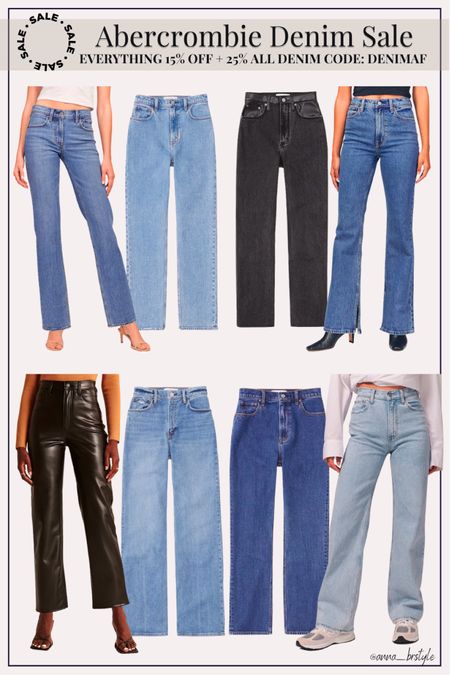 abercrombie denim sale / abercrombie semi annual sale / abercrombie favorites / abercrombie code: DENIMAF / Abercrombie jeans / abercrombie pants 

#LTKsalealert #LTKSale #LTKunder100