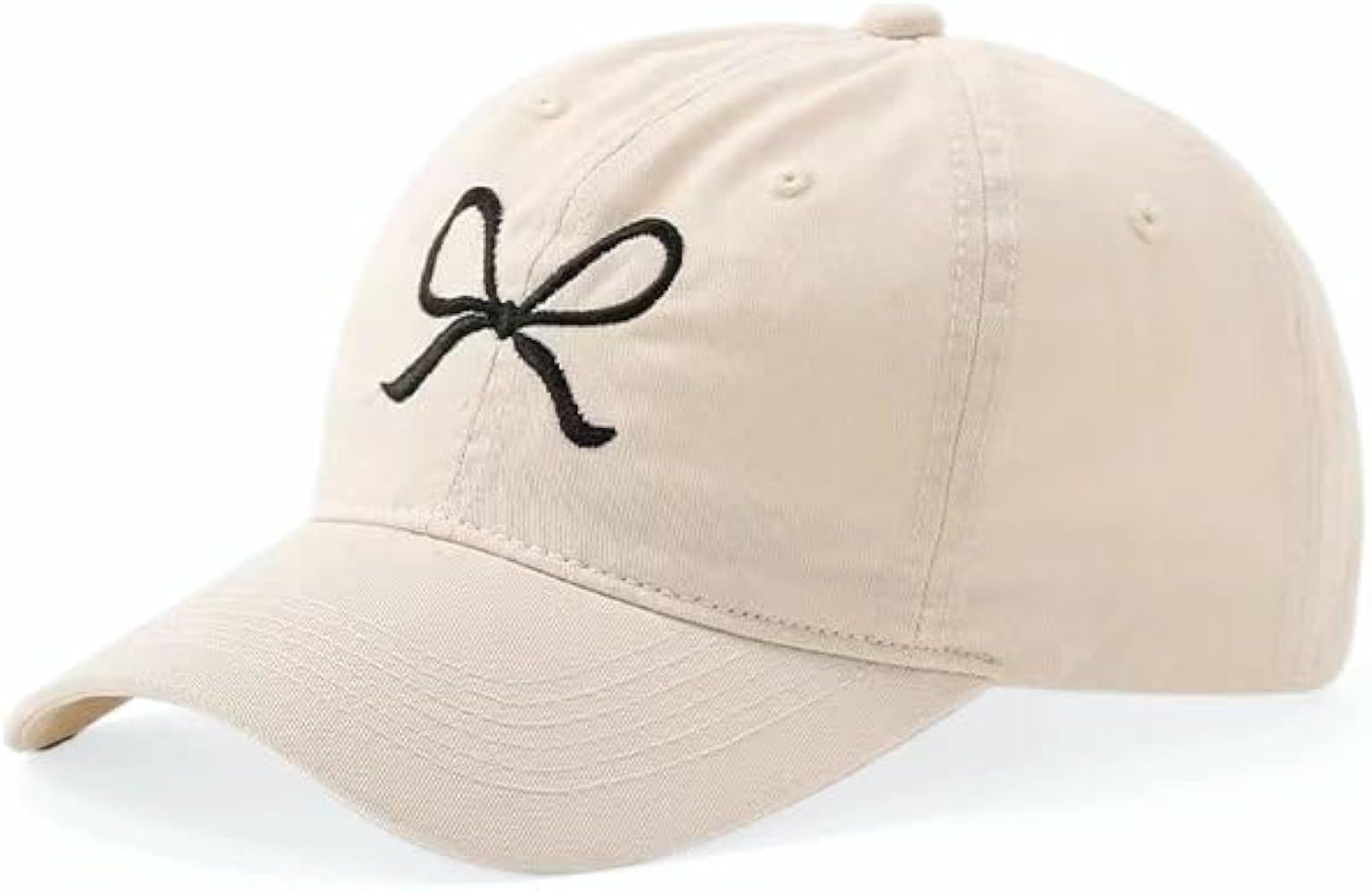 Cute Womens Baseball Caps : Trendy Bow Trucker Hats Unstructured Summer- Washed Cotton Vintage Ca... | Amazon (US)