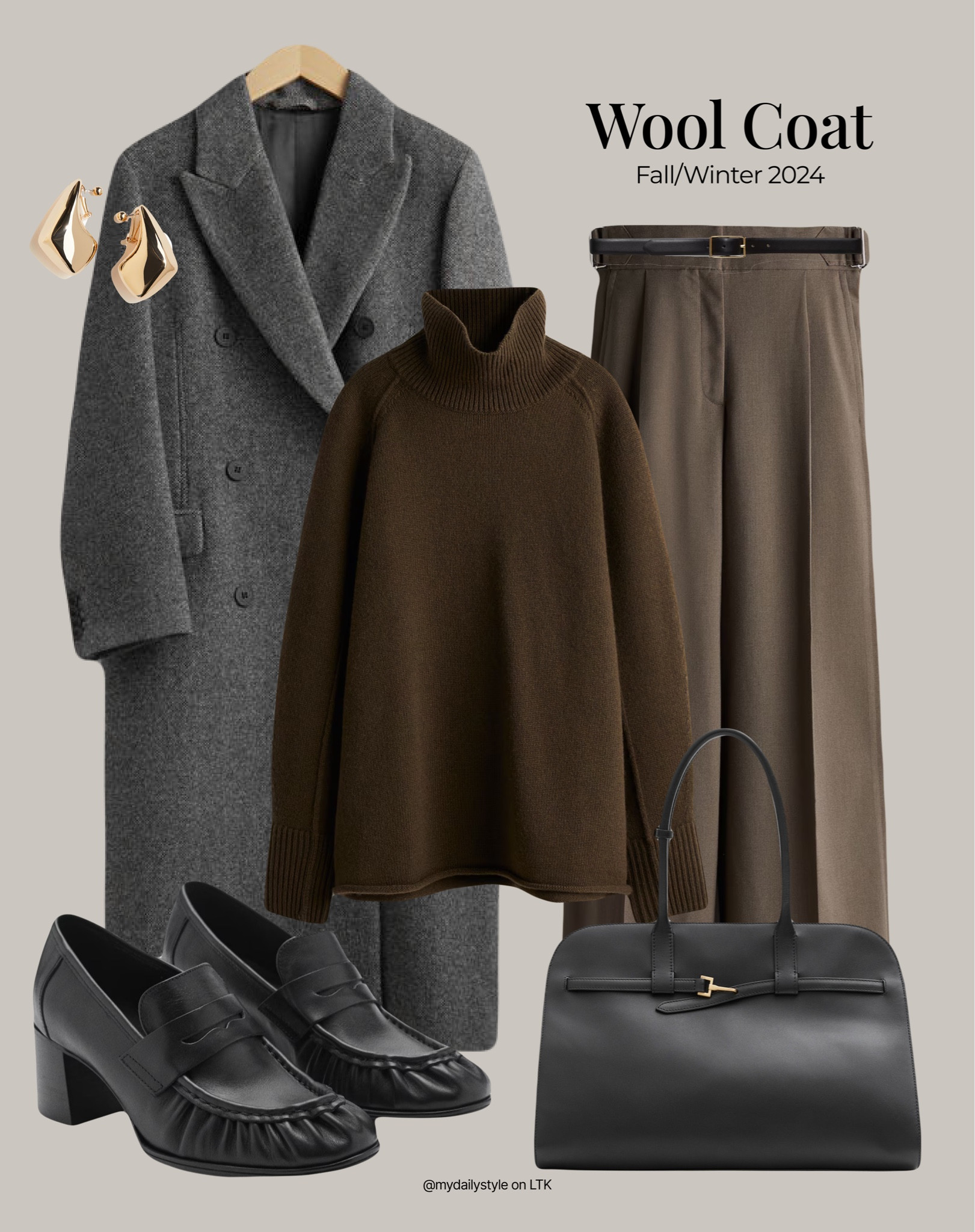 Wool coat is a versatile piece to have in your fall closet 🖤

Styling grey maxi wool coat with turtleneck knit jumper, khaki green trousers, heeled loafers & tote bag. 

Tags: deep brown, dark brown, chocolate, wool coat, coat look, coat outfit, fall style, pre-fall, autumn style, fall outfit, autumn outfit, fall fashion, autumn fashion, easy styling, simple everyday look, chic & basic outfit, Parisian look, casual outfit, capsule wardrobe, office look, brunch style, high street. 


#FashionMonth #LTKautumn #LTKstyletip