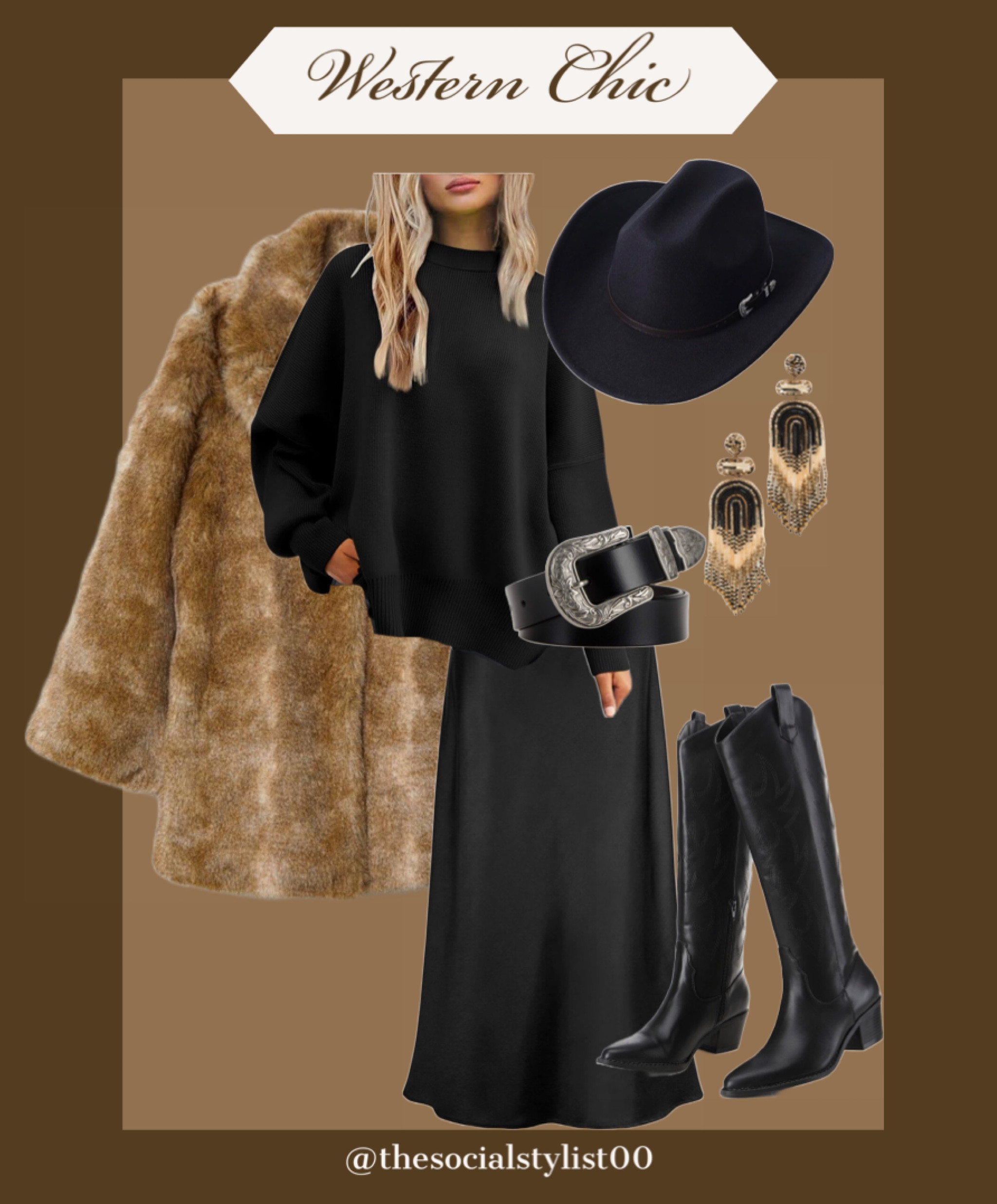 Winter Western 

Apres Ski, new years, ski vacation,  nye outfit, mountain outfit, Colorado, aspen, vail, park city, cold weather chic, western chic, cowboy hat, boots, cowboy boots, Amazon, Amazon fashion, cowgirl outfit, faux fur 

#LTKstyletip #LTKtravel #LTKHoliday
