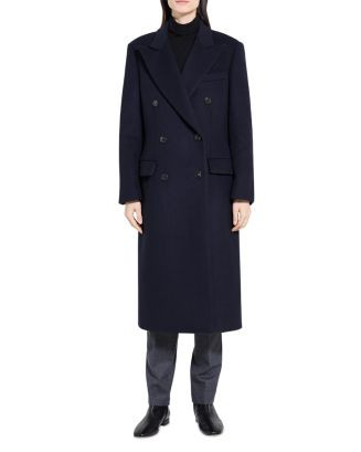 Double Breasted Peak Lapel Coat | Bloomingdale's (US)