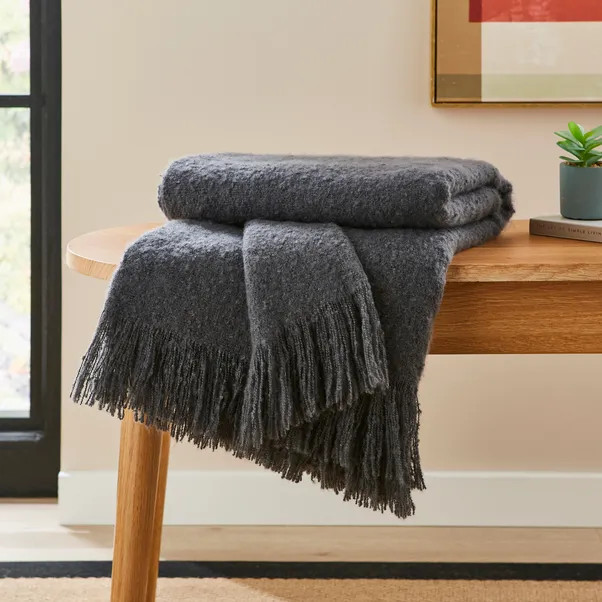 Boucle Throw 130cm x 170cm | Dunelm (migrated)