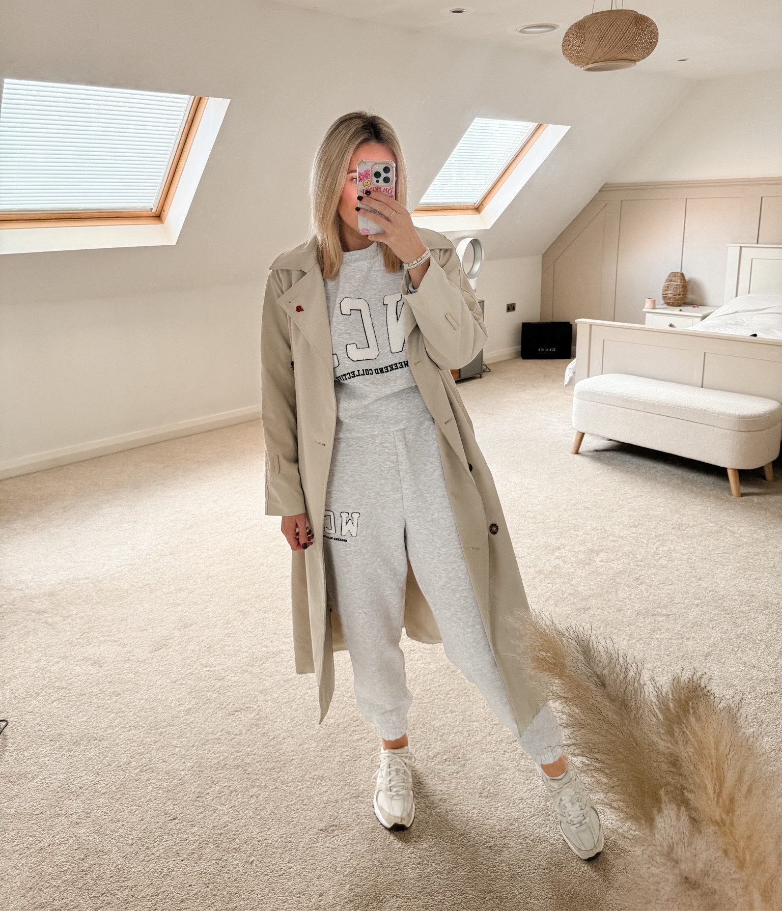 Trench coat 
Tracksuit 
Weekend collective 
Black Friday finds 
ASOS 
New balance 530

#LTKCyberWeek #LTKstyletip #LTKCyberSaleUK