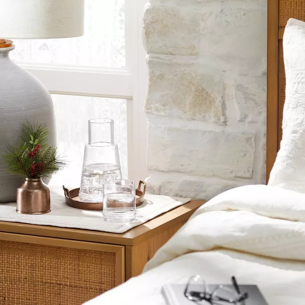 23.5oz Glass Carafe Set - Hearth & Hand™ with Magnolia | Target