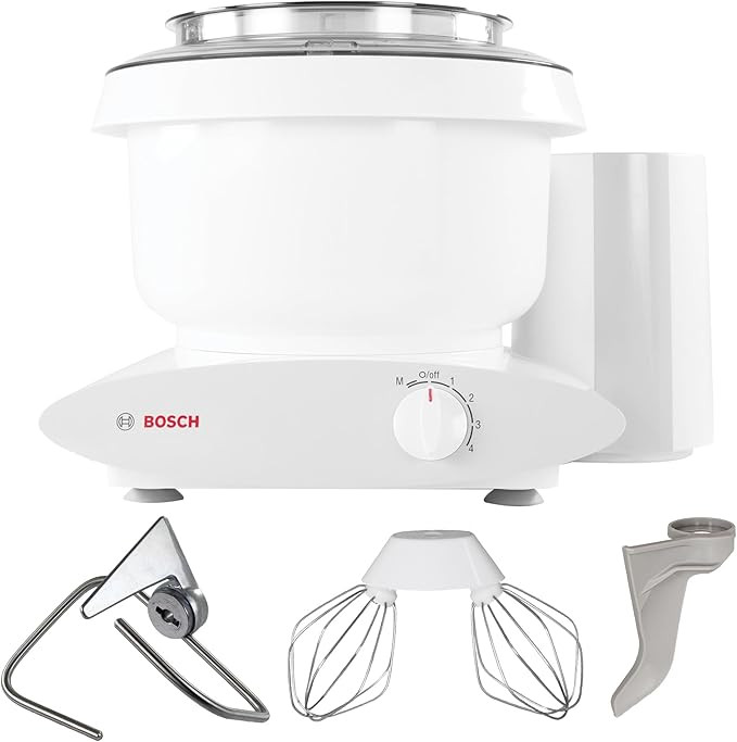 Bosch Universal Plus Stand Mixer 500 Watt, 6.5 Quarts with Wire Whips, Dough Hook & NutriMill Dou... | Amazon (US)