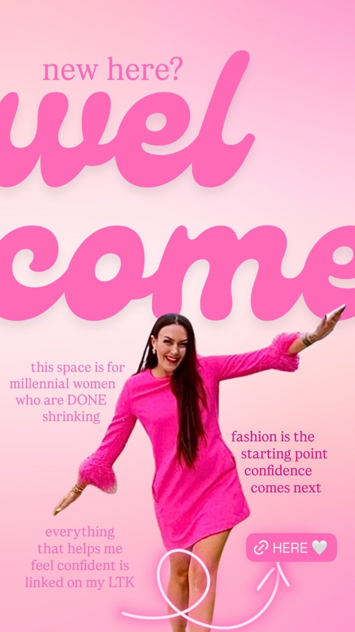 This space is for millennial women who are done shrinking 🩷

If you’re new here - everything that helps me feel confident is linked on my Shop! Linked here is a little taste of some of my faves/go to’s

Fashion is the starting point… confidence comes next ✨

millennial fashion, confidence in color, choosing yourself era, bold pink dress, statement dress, fun feminine style, colorful fashion, fashion over 30, modern millennial style, feel good outfits, dopamine dressing, confidence outfit, size 4 size 6 fashion, dress to stand out, wear the dress, unapologetic style

#LTKstorytime #LTKootd #LTKValentine
