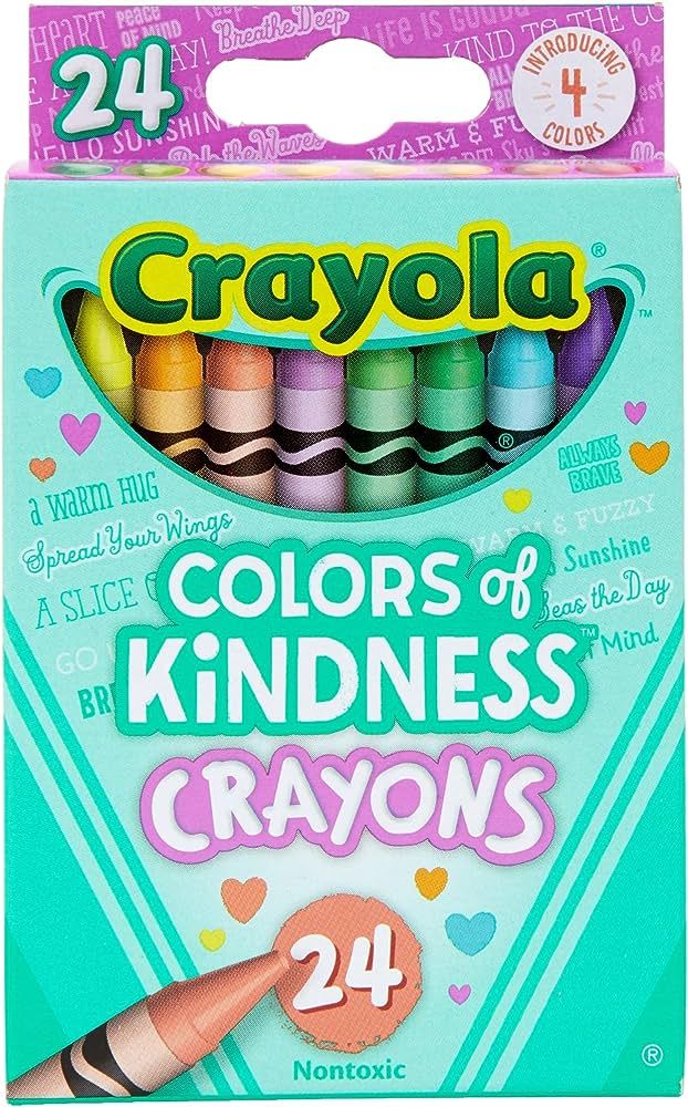 Crayola® Colors of Kindness Crayons, Assorted Colors, Box Of 24 Crayons | Amazon (US)