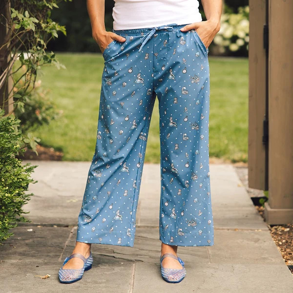 Disney Audrey Mid Rise Wide Leg Pants, Alice Dot | Albion Fit