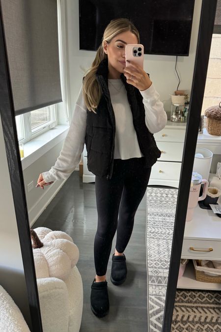 another simple fall outfit idea with a puffer vest 🖤


#effortlesschic #comfyoutfit #casualoutfit #simpleoutfit #grwm #morningroutine #getreadywithme #fashionreels #explore #autumn #pinterestinspired #pinterestoutfit #cleangirlaesthetic #girlythings #girlyoutfits #puffervest  #falloutfit #teacheroutfit #uggoutfit #simpleoutfit #amazonfashion #amazonfashion #blackoutfit #vestoutfit #neutraloutfit #comfycozy #cozyoutfit #uggslippers effortless chic , american style , girly outfit , winter outfit , fall outfit , pinterest outfit , clean girl aesthetic , casual outfit , comfy outfit , simple outfit , outfit ideas , neutral style , minimal outfit , ootd , comfy casual , get ready with me , minimal style , outfit idea , fashion reels , neutral outfit idea , teacher style , outfit inspiration , waffle knit , leggings outfit , fall style , vest outfit , Ugg outfit idea , simple outfit idea , neutral outfit , black outfit idea

#LTKU #LTKstyletip #LTKSeasonal
