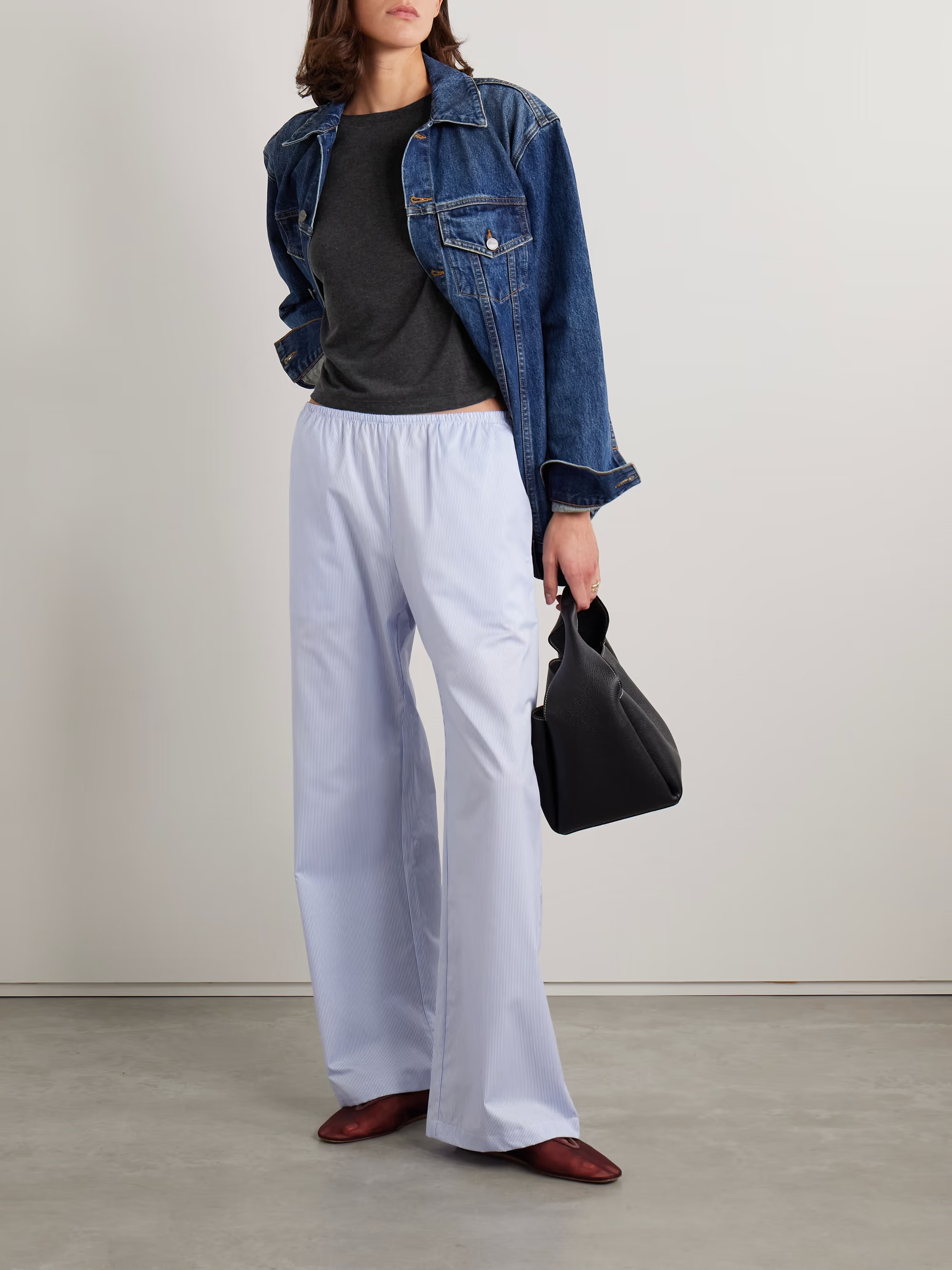 Adine cropped Lyocell-jersey T-shirt | NET-A-PORTER (US)