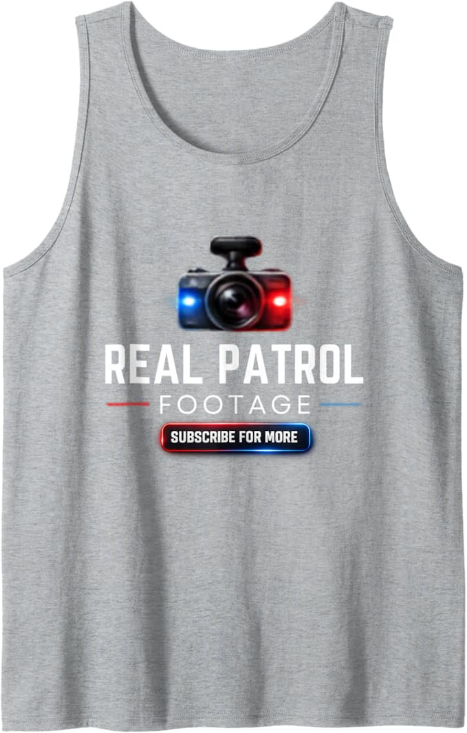 Real Patrol Footage Dash Cam Graphic Tank Top | Amazon (US)