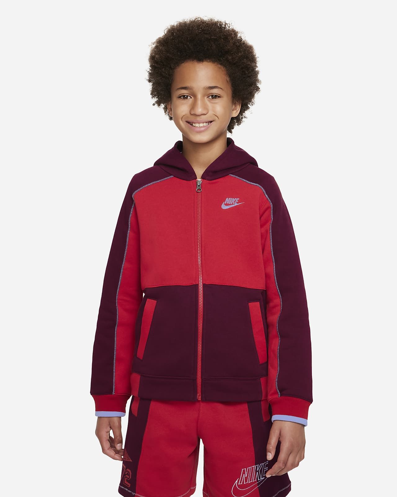 Big Kids' (Boys') Full-Zip Hoodie | Nike (US)