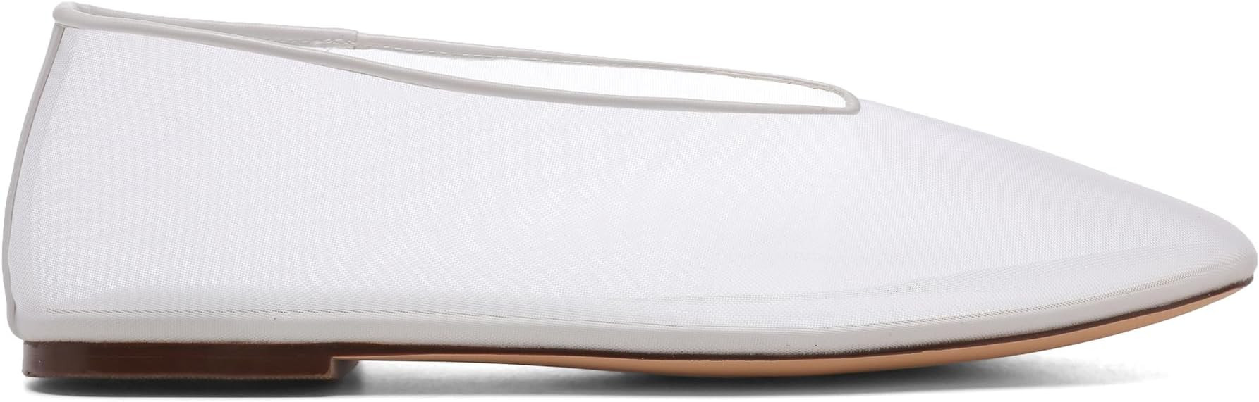 Mesh Ballet Flats for Women Round Toe Slip On Ballerina Mary Jane Shoes Tulle Comfortable Casual ... | Amazon (US)