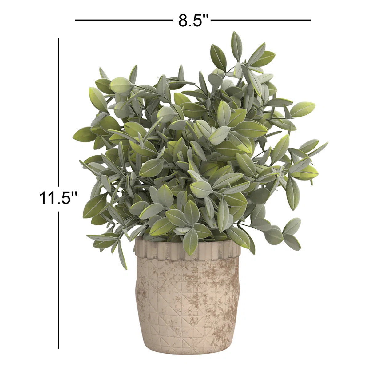 10.25" Artificial Eucalyptus Plant in Pot | Wayfair North America