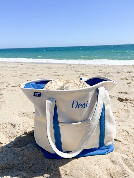The perfect bag for the beach this spring and available in many colors and sizes 🌊 Make sure to have sure embroidered 🤍

#LTKfindsunder50 #LTKfindsunder100 #LTKitbag