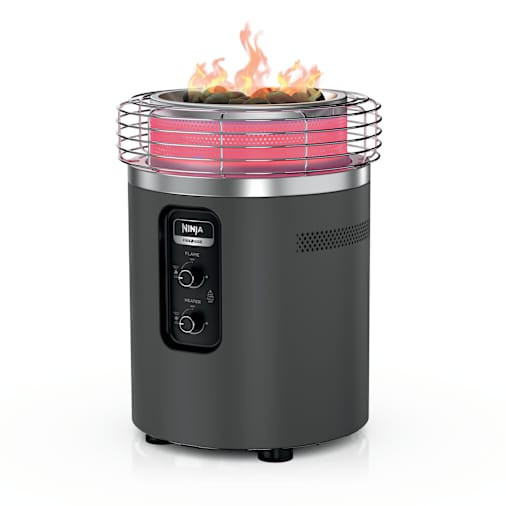 Ninja™ Fireside360™ Outdoor Propane Heater & Smokeless Fire Pit (Gray) | OF105GY | Ninja Kitchen