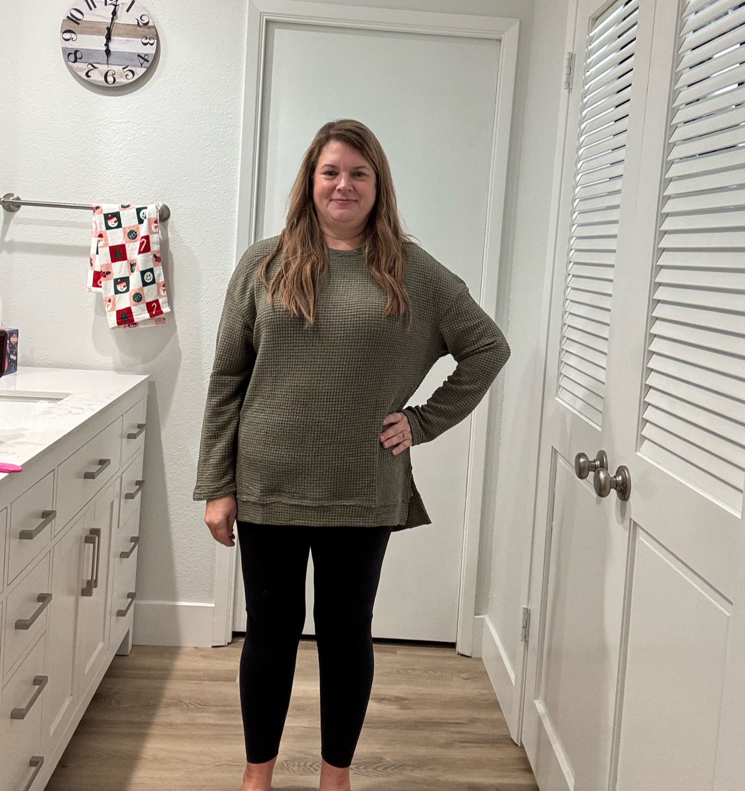 Green waffle knit top

#LTKGiftGuide #LTKStyleTip