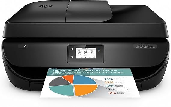 HP HP4650-RB-AMZ Office Jet 4650 Wireless All-in-One Photo Printer, Copier and Scanner - Black (R... | Amazon (US)