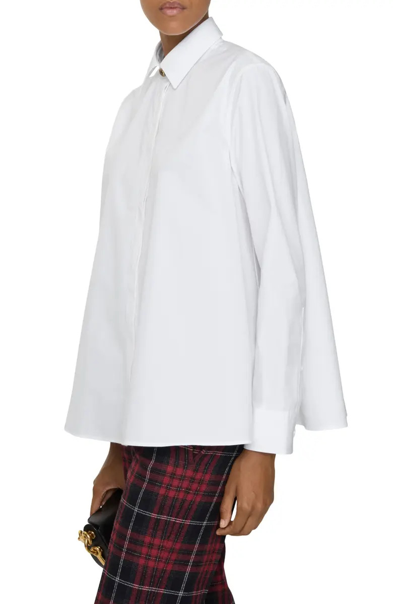 Heidi Cotton Poplin Button-Up Shirt | Nordstrom