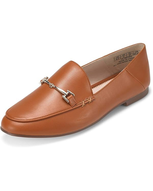JENN ARDOR Loafers for Women Flats Shoes Womens Penny Loafers Slip On Pointed Toe Comfortable Off... | Amazon (US)