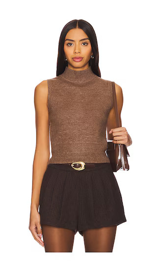Remy Sleeveless Top in Cocoa | Revolve Clothing (Global)