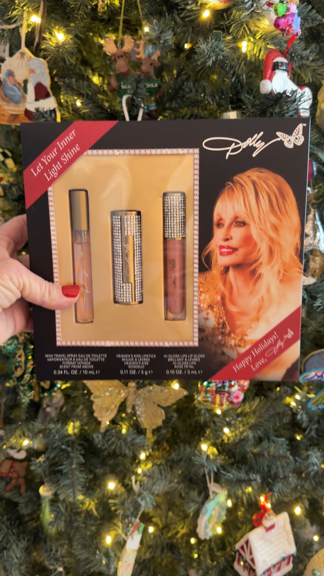 The perfect glamorous gift that only Dolly Parton could do perfume , lip glass and lipstick

#LTKselfcare #LTKBeauty #LTKHoliday