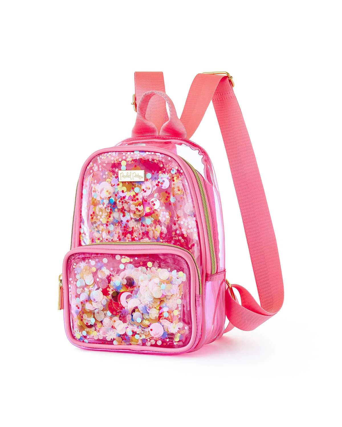 Bring On The Fun Mini Clear Confetti Backpack | Packed Party