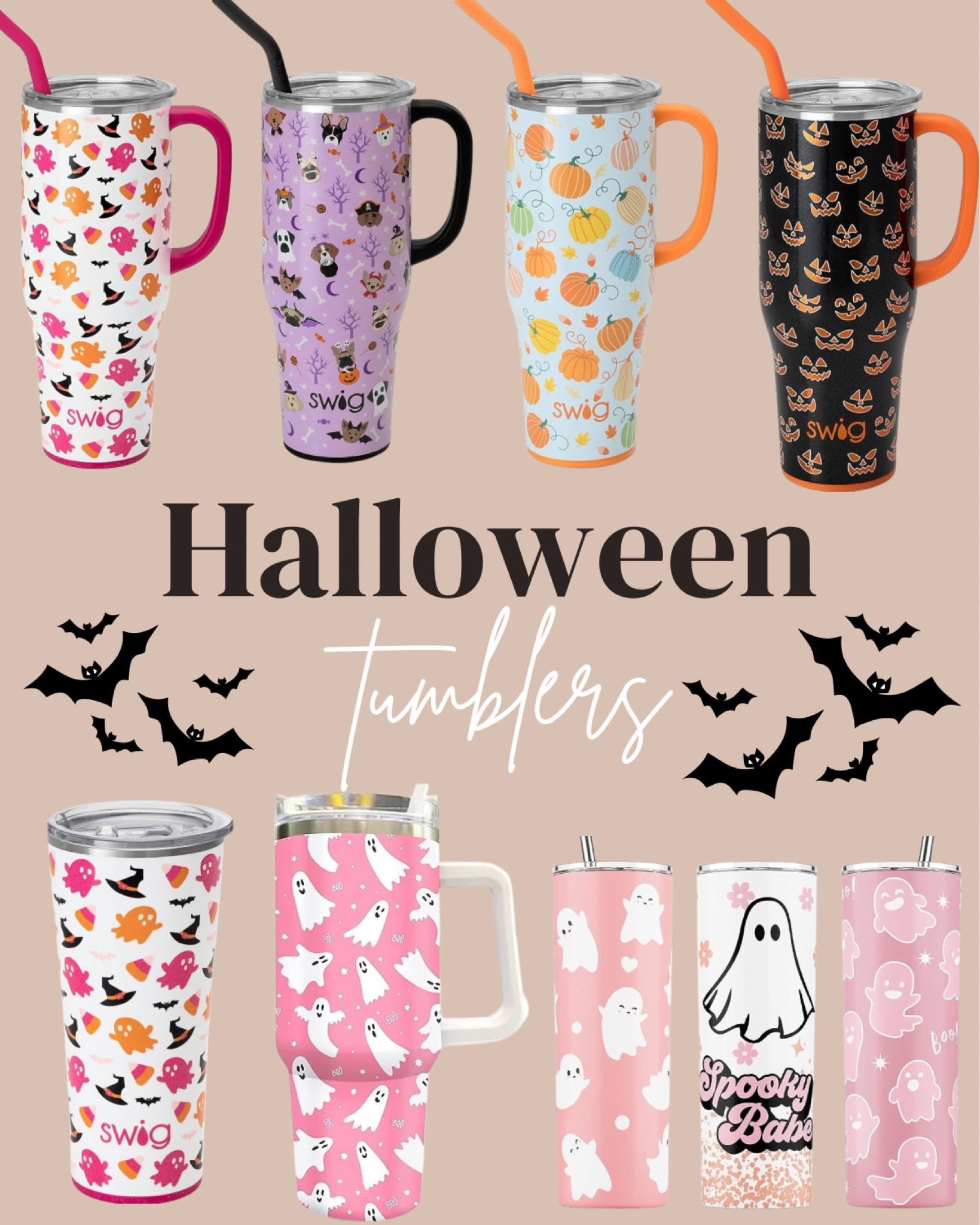 Halloween & Fall tumblers 👻🎃 

#LTKfamily #LTKSeasonal #LTKHalloween