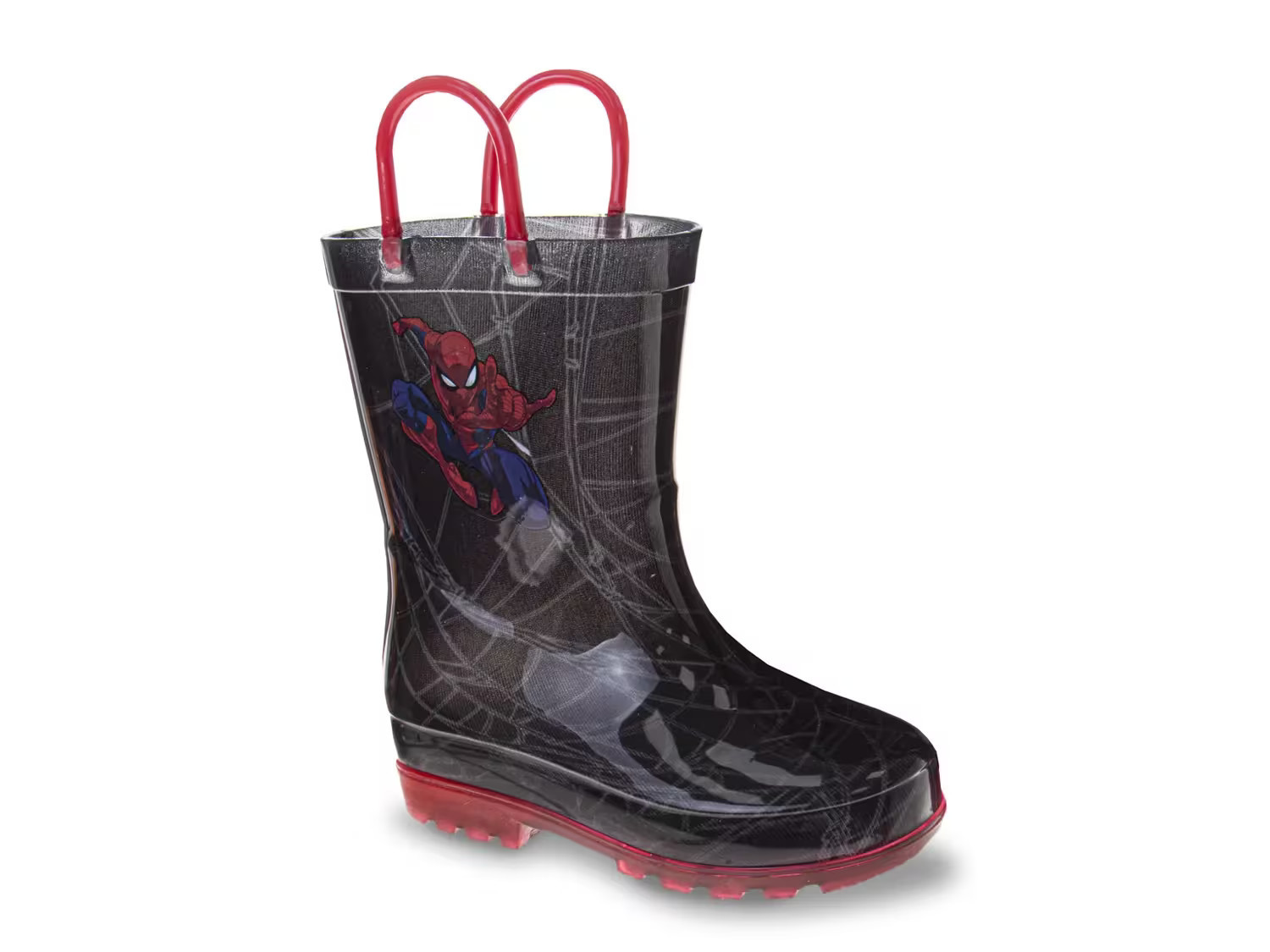 Spiderman SpiderMan Rain Boot Kids' | Boy's | Black/Red | Size 7 Toddler | Boots | DSW