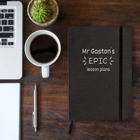 Personalised epic lesson plans notebook Personalised teacher | Etsy | Etsy (US)